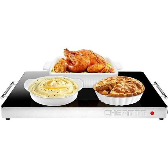 Electric Warming Tray with Adjustable Temperature Control, Perfect For Buffets - Picture 6 of 6
